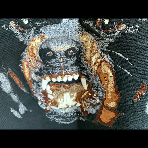 Givenchy Embroidered Rottweiler Sweatshirt Size L - Picture 2 of 6